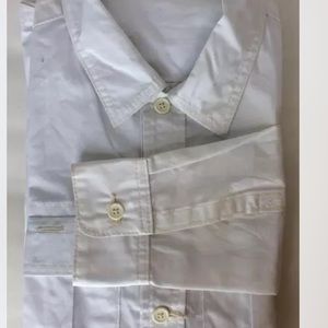 True Religion Sample Item White Men Dress Shirt Long Sleeve Cotton M